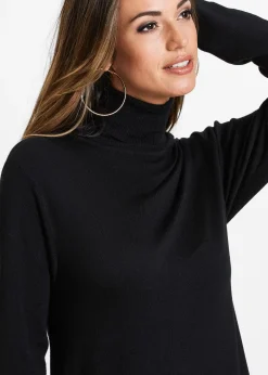 Pull long en viscose mélangée