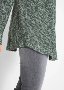 Pull long esprit poncho, manches longues