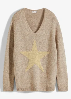 Pull motif étoile