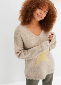 Pull motif étoile