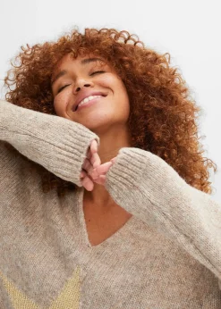 Pull motif étoile