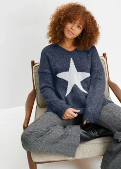Pull motif étoile