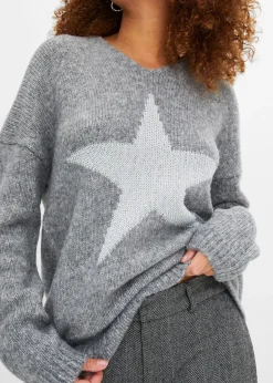 Pull motif étoile