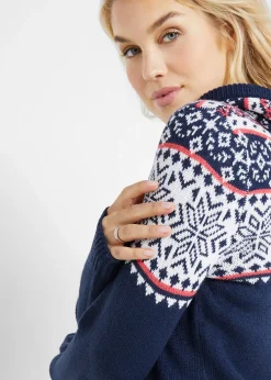 Pull norvégien à capuche