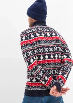 Pull norvégien à col roulé