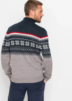Pull norvégien à col roulé