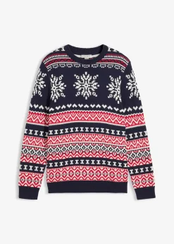 Pull norvégien doux en coton mélangé