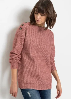 Pull oversize à boutons