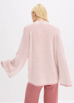 Pull oversize à col montant