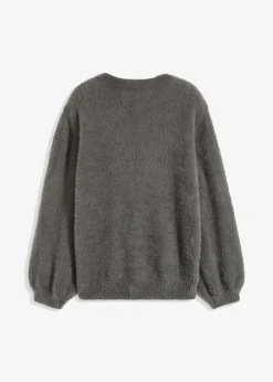 Pull oversize à décolleté profond dans le dos
