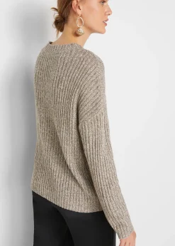 Pull oversize à torsades