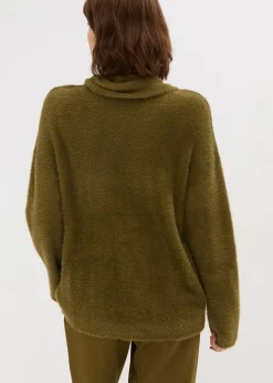 Pull oversize avec écharpe