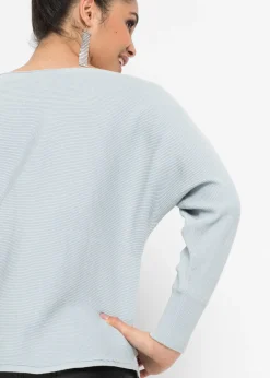 Pull oversize côtelé