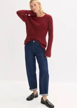Pull oversize côtelé