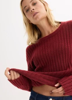 Pull oversize côtelé