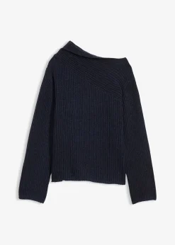 Pull oversize côtelé