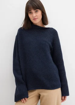 Pull oversize côtelé