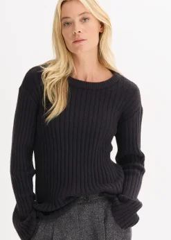 Pull oversize côtelé