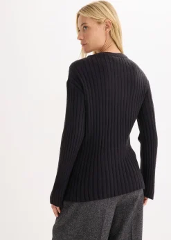 Pull oversize côtelé