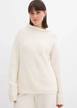 Pull oversize côtelé