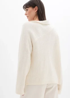 Pull oversize côtelé