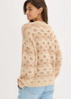 Pull oversize en doux mélange laine et alpaga