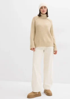 Pull oversize en grosse maille