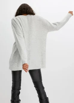 Pull oversize en maille torsadée