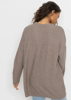 Pull oversize en maille torsadée