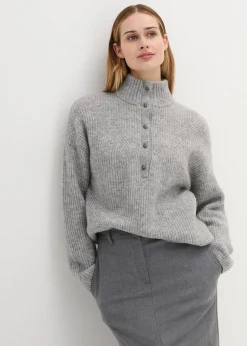 Pull oversize en mélange laine et alpaga