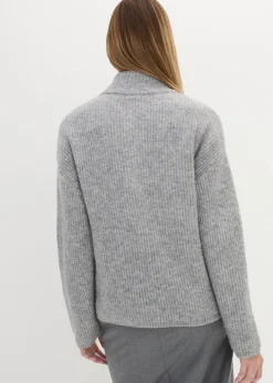 Pull oversize en mélange laine et alpaga