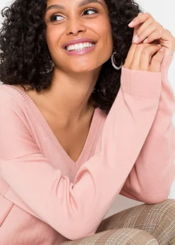 Pull oversize en viscose mélangée