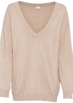 Pull oversize en viscose mélangée