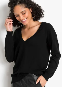 Pull oversize en viscose mélangée