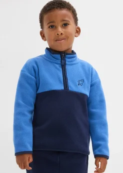 Pull polaire à col zippé