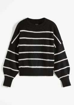 Pull rayé oversize