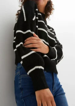 Pull rayé oversize