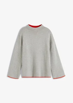 Pull réversible en fine maille