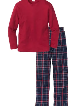 Pyjama 100% coton à manches longues