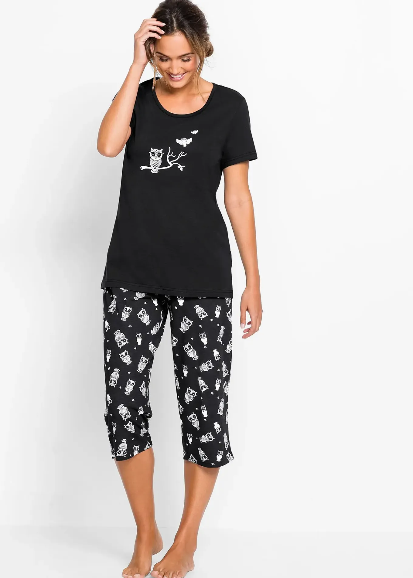 Pyjama avec corsaire et t-shirt
