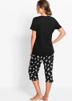Pyjama avec corsaire et t-shirt