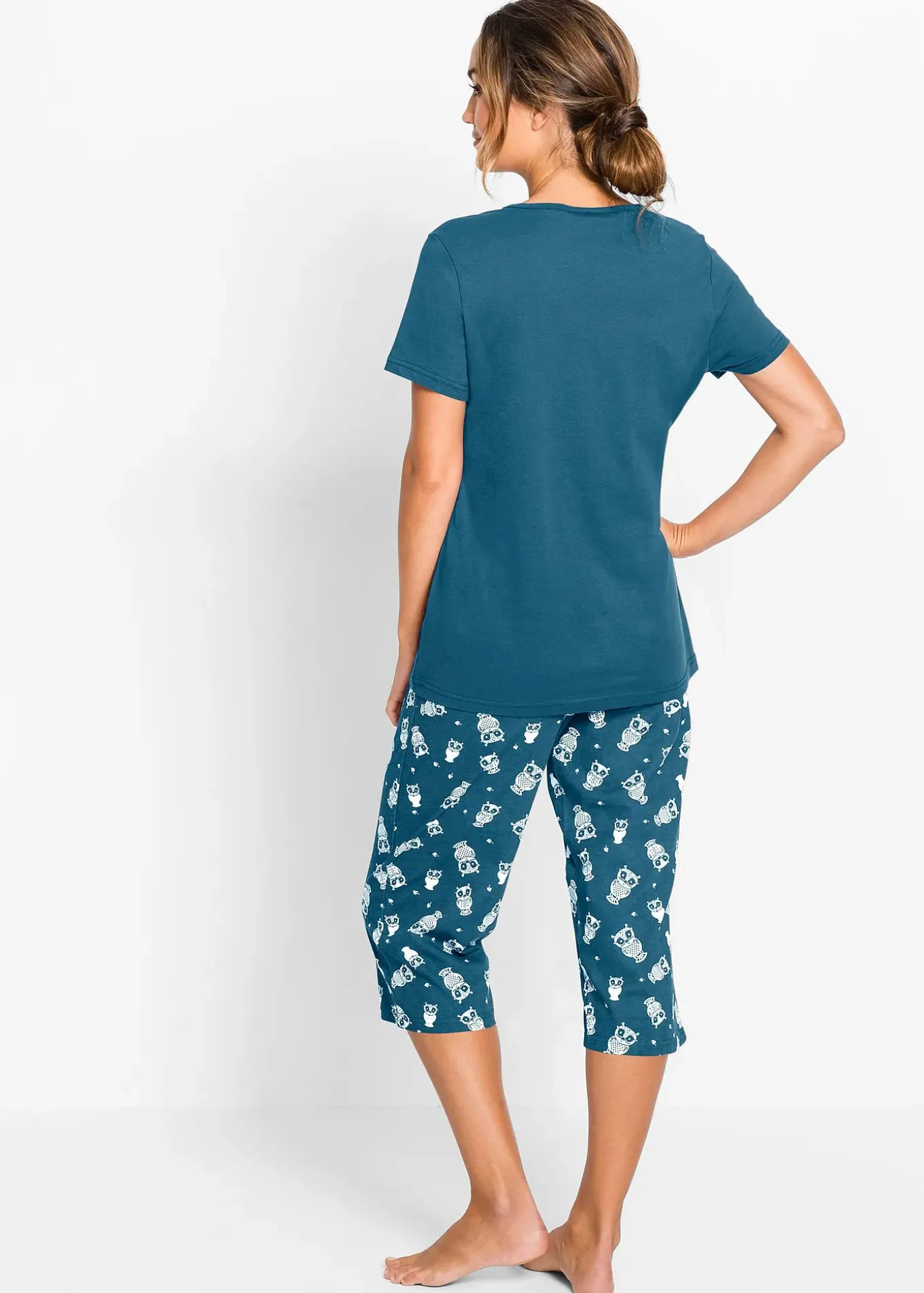 Pyjama avec corsaire et t-shirt