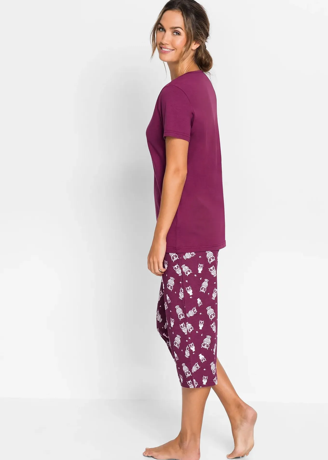 Pyjama avec corsaire et t-shirt