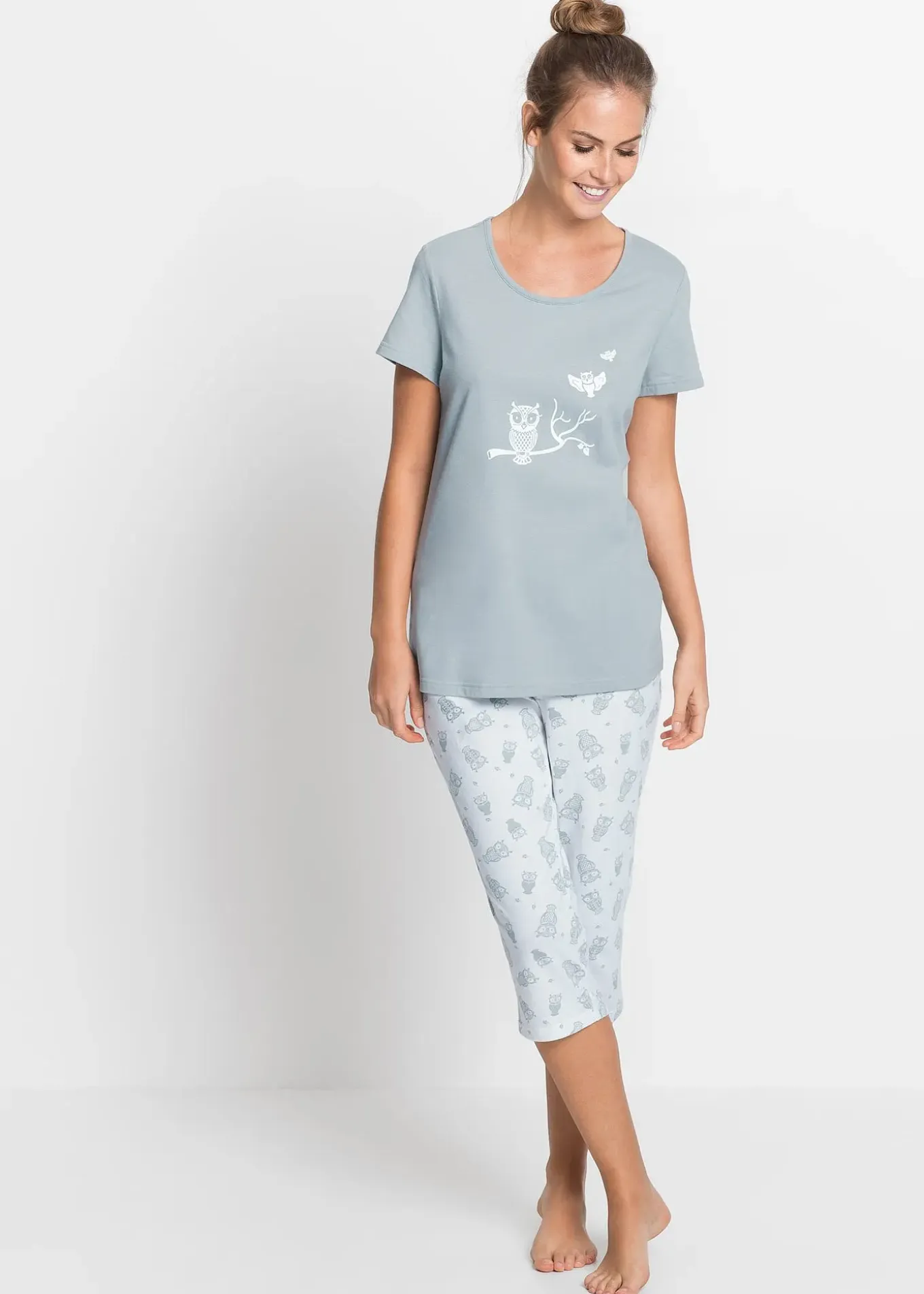Pyjama avec corsaire et t-shirt