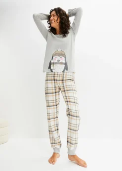 Pyjama avec pantalon en flanelle