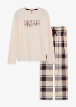 Pyjama avec pantalon tissé doux et pochette cadeau