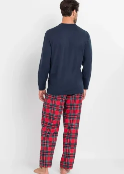 Pyjama col boutonné 100% coton