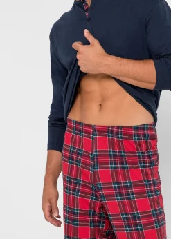 Pyjama col boutonné 100% coton