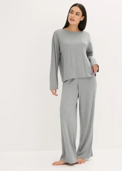 Pyjama doux en jersey pointelle