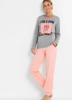 Pyjama en coton et viscose